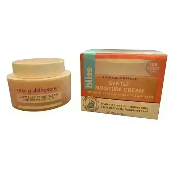 Bliss‎ Rose Gold Rescue Rose Water Moisturizer - NEW - Picture 1 of 3